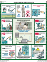 Комплект плакатов "Безопасность работ на металлообрабатывающих станках" - fgospostavki.ru - Киров