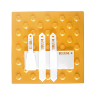 Комплект для нанесения клея: зубчатый шпатель, шпательная лопатка, расшивка (2 штуки) - fgospostavki.ru - Киров