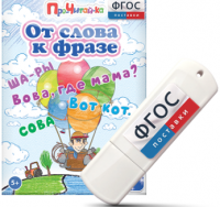 Игры для чтения слов и словосочетаний "От слова к фразе" на USB - носителе - fgospostavki.ru - Киров