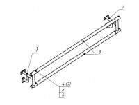 Станок хореографический пристенный (1,5 метра, двухрядный) - fgospostavki.ru - Киров