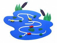 Сенсомоторное декоративно-развивающее панно "Река" - fgospostavki.ru - Киров