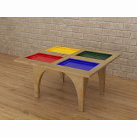 Игровой стол для занятий сенсорной интеграцией 4 цвета - fgospostavki.ru - Киров