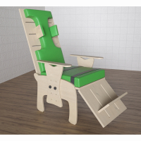 Стул для ребенка с ОВЗ с регулируемой подножкой «Адаптация» №1 - fgospostavki.ru - Киров