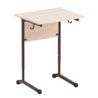 Стол ученический одноместный. Регулируемый по высоте - fgospostavki.ru - Киров