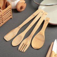 Набор кухонных принадлежностей (дерево) - fgospostavki.ru - Киров