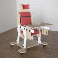 Стул для ребенка с ОВЗ «Новые горизонты» №2 со столешницей красный - fgospostavki.ru - Киров