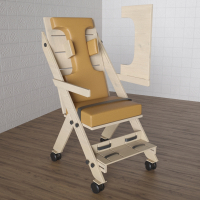 Стул для ребенка с ОВЗ «Новые горизонты» №4 со столешницей коричневый - fgospostavki.ru - Киров