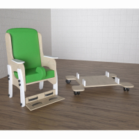 Стул для ребенка с ОВЗ стационарный с мобильной платформой «Адаптация» №4 - fgospostavki.ru - Киров