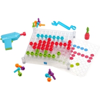 Развивающая игрушка "Закручивай и учись" (прозрачный, с карточками) - fgospostavki.ru - Киров