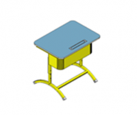 Стол ученический "Асташка -1" одноместный регулируемый - fgospostavki.ru - Киров