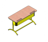 Стол ученический "Асташка -2" двухместный регулируемый - fgospostavki.ru - Киров
