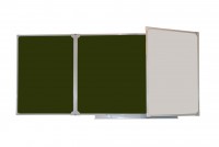 Доска аудиторная трехэлементная магнитная комбинированная эмалированная (3000*1000) - fgospostavki.ru - Киров