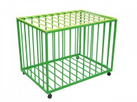 Контейнер для мячей на колесиках (разборный с крышкой) - fgospostavki.ru - Киров