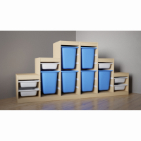 Стеллаж «Голубые облака» - fgospostavki.ru - Киров