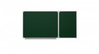Меловая доска аудиторная двухэлементная магнитная зеленая полимерная (2250*1000) - fgospostavki.ru - Киров