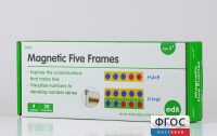 Счетное поле "5" магнитное 4 шт., 20 2-х цветных счетных фишек - fgospostavki.ru - Киров