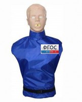 "Александр-02" тренажер-манекен взрослого пострадавшего для отработки приемов сердечно-легочной реанимации (голова, торс) - fgospostavki.ru - Киров