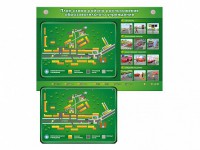 Электрифицированный стенд-тренажер "План-схема района расположения образовательного учреждения" - fgospostavki.ru - Киров