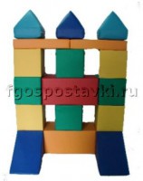 Мягкий модуль-конструктор "Башня" (17 элементов) - fgospostavki.ru - Киров