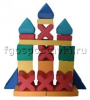 Мягкий модуль-конструктор "Башня" (21 элемент) - fgospostavki.ru - Киров