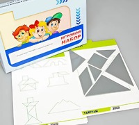 Игровой набор "Танграм" (с комплектом карточек) - fgospostavki.ru - Киров