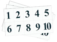 Набор цифр от 1 до 10 (для начальной школы) - fgospostavki.ru - Киров