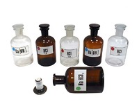 Набор склянок для растворов 250 миллилитров (с притертой пробкой) - fgospostavki.ru - Киров