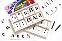 Набор цифр, букв, знаков с магнитным креплением (ламинированный) - fgospostavki.ru - Киров