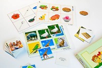 Лото "Иностранный язык" (3 игры, 6 планшетов, 36 карточек, цветные, ламинированные) - fgospostavki.ru - Киров