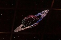 Потолок "Звездное небо с анимационным фибероптическим эффектом сатурн" - fgospostavki.ru - Киров