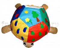 Дидактический чехол к черепахе «Весёлый огород» Д=100 см - fgospostavki.ru - Киров