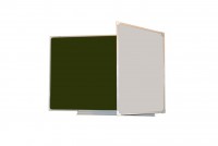 Доска аудиторная двухэлементная магнитная комбинированная эмалированная (2250*1000) - fgospostavki.ru - Киров