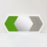 Декоративная тактильная панель 3в1 - «Ворс, Зеркало, Резина» - fgospostavki.ru - Киров