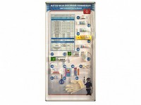 Стенд "Состав автомобильной аптечки" с оригинальными образцами - fgospostavki.ru - Киров