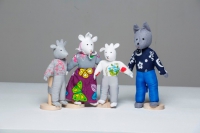 Шагающий театр "Волк и козлята" (4 персонажа) - fgospostavki.ru - Киров