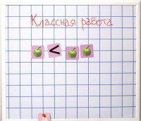 Магнитно-маркерная доска "Клетка" (86 см х 75 см) - fgospostavki.ru - Киров