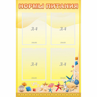 Стенд "Нормы питания" - fgospostavki.ru - Киров