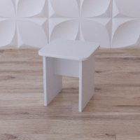 Табурет «Белый кубик» - fgospostavki.ru - Киров