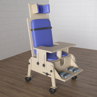 Стул для ребенка с ОВЗ «Новые горизонты» №3 со столешницей фиолетовый - fgospostavki.ru - Киров