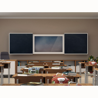 «Фибоначчи» - Интерактивная раздвижная доска с магнитно-меловой поверхностью - fgospostavki.ru - Киров