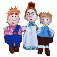 Набор перчаточных кукол "Карлсон, который живет на крыше" - fgospostavki.ru - Киров