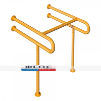 Поручень для раковины с опорой "Антибак" 850x650х650 миллиметров - fgospostavki.ru - Киров