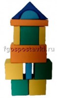 Мягкий модуль-конструктор "Городок" (12 элементов) - fgospostavki.ru - Киров