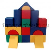 Мягкий модуль-конструктор "Городок" (18 элементов) - fgospostavki.ru - Киров