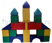 Мягкий модуль-конструктор "Городок" (20 элементов) - fgospostavki.ru - Киров