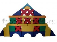 Мягкий модуль-конструктор "Городок" (32 элемента) - fgospostavki.ru - Киров