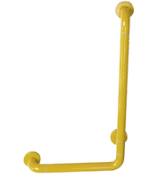 Поручень опорный L-образный вертикальный (желтый) - fgospostavki.ru - Киров