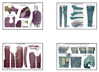 Плакаты ПРОФТЕХ "Изготовление мужских костюмов" (25 пл, винил, 70х100) - fgospostavki.ru - Киров