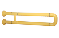 Поручень неоткидной двухопорный с антибактериальным покрытием (желтый) - fgospostavki.ru - Киров