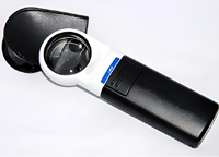 Лупа карманная с подсветкой (10х) - fgospostavki.ru - Киров